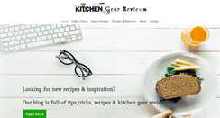 Desktop Screenshot of kitchengearreviews.com